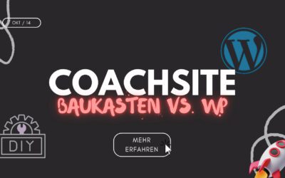 Website-Baukasten vs. WordPress – Welche Lösung Passt für Coaches?